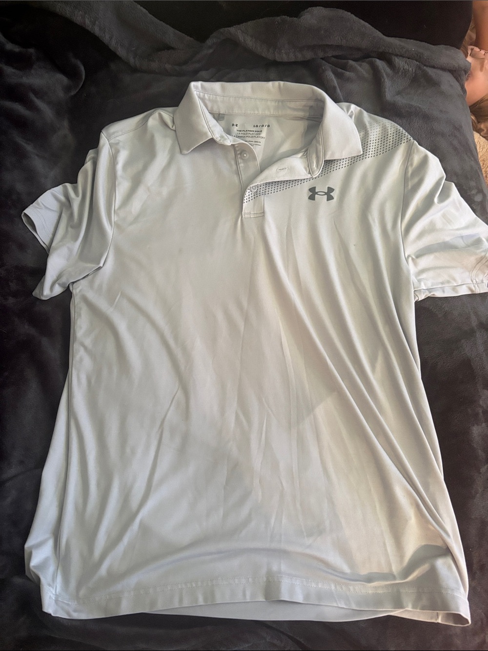 Under Armour Men’s Light Gray Performance Polo